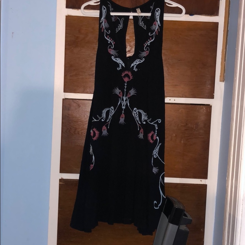 Embroidered intimately dress